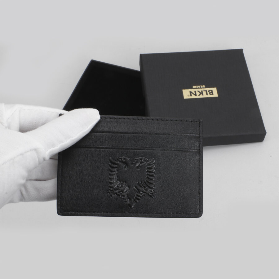 Albanian eagle card holder gift